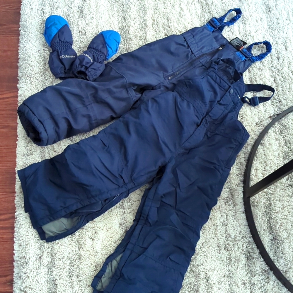GAP Kids Blue Snow Bibs